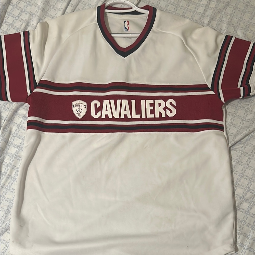 Cavaliers White and Red Jersey